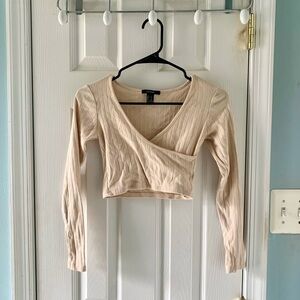 Forever21 Wrap Crop Top